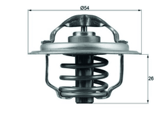 Thermostat Kühlmittel für AUDI CHRYSLER DODGE MITSUBISHI SEAT SKODA VW JEEP A3