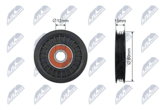 Spannrolle Keilrippenriemen für NISSAN MICRA III C+C NOTE