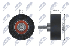 Umlenk Führungsrolle Keilrippenriemen für FORD C-MAX FIESTA IV FOCUS II Turnier
