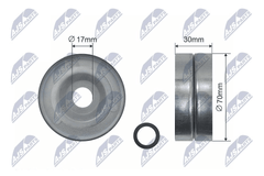 Riemenspanner Keilrippenriemen für HONDA ACCORD VIII Tourer CIVIC Stufenheck