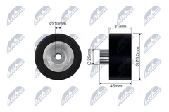 Spannrolle Keilriemen für FORD TRANSIT Pritsche/Fahrgestell Bus