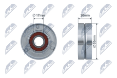Umlenk Führungsrolle Keilriemen für AUDI SEAT SKODA VW A1 Sportback ALHAMBRA