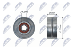 Spannrolle Keilrippenriemen für CHRYSLER JEEP VOYAGER IV CHEROKEE