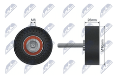 Umlenk Führungsrolle Keilrippenriemen für FORD VOLVO FIESTA V GALAXY II MONDEO
