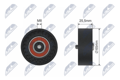 Spannrolle Keilrippenriemen für OPEL SAAB CHEVROLET ASTRA J Caravan GTC CASCADA