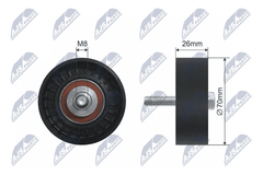 Umlenk Führungsrolle Keilrippenriemen für FORD MAZDA COURIER Pick-up ESCORT VI