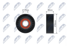Spannrolle Keilrippenriemen für CITROËN PEUGEOT BERLINGO MULTISPACE C4 GRAND
