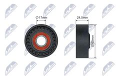 Spannrolle Keilrippenriemen für OPEL CHEVROLET ANTARA A CAPTIVA CRUZE EPICA