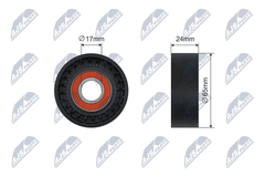 Spannrolle Keilrippenriemen für VOLVO S60 II S80 S90 V40 Schrägheck V60 I Cross