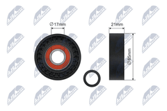 Spannrolle Keilrippenriemen für BMW 3 Coupe Touring Cabriolet 5 7 X5