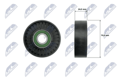 Spannrolle Keilrippenriemen für FORD TOURNEO CUSTOM V362 Bus TRANSIT V363