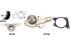 Wasserpumpe + Zahnriemensatz für FORD ESCORT IV Turnier Cabriolet V FIESTA II