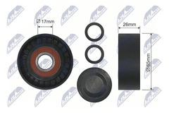 Umlenk Führungsrolle Keilrippenriemen für AUDI PORSCHE VW A4 Allroad B8 B7