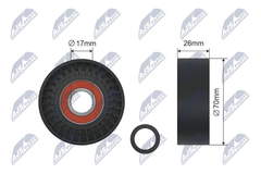 Spannrolle Keilrippenriemen für BMW 1 Coupe Cabriolet 3 Touring Compact 5 X1 X3
