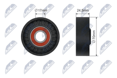 Spannrolle Keilriemen für BMW 3 Coupe Touring Cabriolet 5 X3 Z4 Roadster