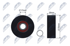 Spannrolle Keilriemen für BMW ALPINA 5 Touring 7 X5 B8 Cabriolet B10