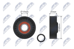 Spannrolle Keilrippenriemen für FORD VOLVO FOCUS II C30 C70 Cabriolet S40 V50