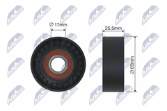 Spannrolle Keilrippenriemen für ALFA ROMEO FIAT LANCIA OPEL SAAB CADILLAC 159