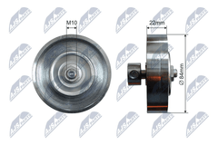 Spannrolle Keilrippenriemen für NISSAN MICRA III C+C