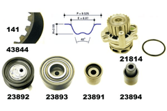 Wasserpumpe + Zahnriemensatz für AUDI SEAT SKODA VW A3 CORDOBA Vario IBIZA II