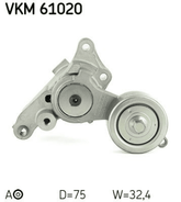 Riemenspanner Keilrippenriemen für TOYOTA HILUX VI Pick-up VII DYNA