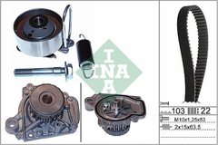 Wasserpumpe + Zahnriemensatz für HONDA CIVIC VII Hatchback Stufenheck