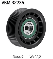 Umlenk Führungsrolle Keilrippenriemen links für ALFA ROMEO FIAT LANCIA