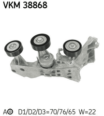 Riemenspanner Keilrippenriemen rechts für MERCEDES-BENZ A-KLASSE B-KLASSE