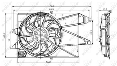 Lüfter Motorkühlung für FORD MONDEO III Stufenheck Turnier
