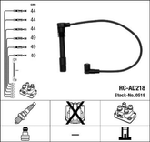 Zündleitungssatz für ALFA ROMEO AUDI SKODA VW 33 A4 B5 Avant B6 Cabriolet A6 C4