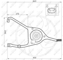 Lüfter Motorkühlung für CITROËN PEUGEOT C2 C3 I Pluriel ENTERPRISE 1007