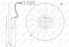 Lüfter Motorkühlung für SEAT SKODA VW CORDOBA IBIZA III FABIA I Stufenheck