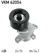 Riemenspanner Keilrippenriemen links für NISSAN MURANO II TEANA