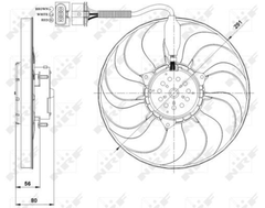 Lüfter Motorkühlung für AUDI SEAT VW A3 TT Roadster LEON TOLEDO II BORA I