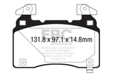 Bremsbelagsatz Scheibenbremse Vorderachse für OPEL CHEVROLET TESLA INSIGNIA B