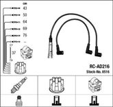 Zündleitungssatz für AUDI VW 80 B4 Stufenheck Avant 90 B2 B3 100 C3 C4 200