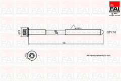 Zylinderkopfschraubensatz für MERCEDES-BENZ NISSAN RENAULT SUZUKI DACIA