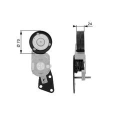 Riemenspanner Keilrippenriemen für SEAT SKODA VW CORDOBA IBIZA III FABIA I