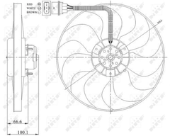 Lüfter Motorkühlung für AUDI SEAT SKODA VW A3 TT Roadster CORDOBA IBIZA III