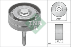 Umlenk Führungsrolle Keilrippenriemen für SEAT SKODA VW ALHAMBRA IBIZA IV SC ST