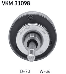 Umlenk Führungsrolle Keilrippenriemen für SEAT SKODA VW ALHAMBRA IBIZA IV SC ST