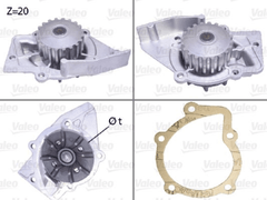 Wasserpumpe Motorkühlung für CITROËN FIAT LANCIA PEUGEOT SUZUKI TOYOTA BERLINGO