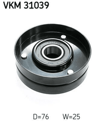 Umlenk Führungsrolle Keilrippenriemen rechts für AUDI SKODA VW A4 B5 Avant B6