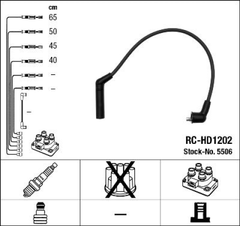 Zündleitungssatz für HYUNDAI ACCENT II Stufenheck GETZ
