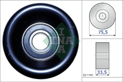 Spannrolle Keilrippenriemen für HONDA ACCORD VII Tourer CIVIC Hatchback VIII