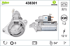 Anlasser Starter für FORD FIESTA VI B-MAX Van FOCUS III Stufenheck Turnier