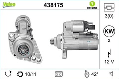 Anlasser Starter für AUDI SEAT SKODA VW A3 Sportback Cabriolet TT Roadster