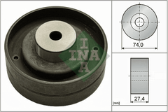 Umlenk Führungsrolle Zahnriemen für AUDI VOLVO VW 80 B2 Stufenheck 90 B3 100 C2