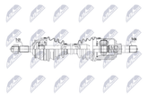 Antriebswelle Vorderachse links für CITROËN PEUGEOT C3 II / ORIGIN III C4 CACTUS