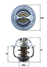 Thermostat Kühlmittel für OPEL CHEVROLET ASTRA G Stufenheck Caravan CC H GTC J